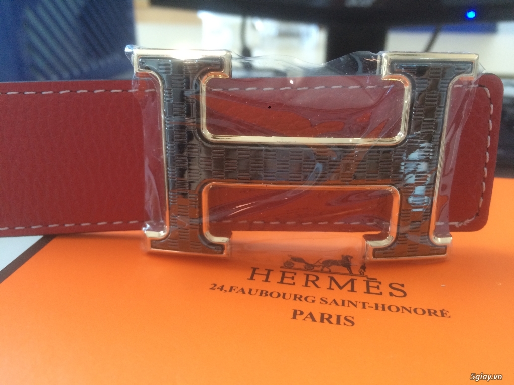 Thanh lý dây lưng HERMES super fake giá mềm - 1