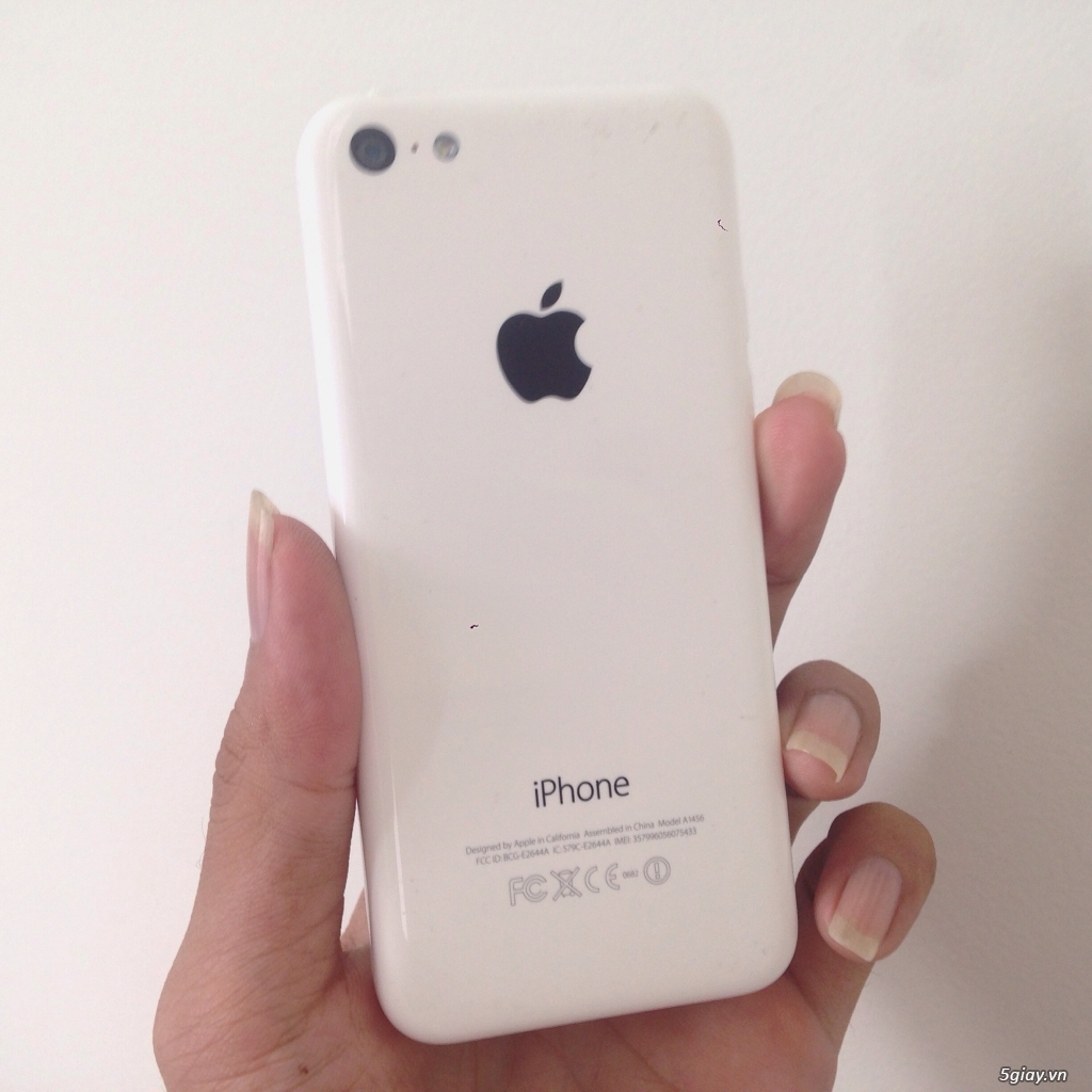 iPhone 5c màu Trắng 32GB lock Nhật | Máy nguyên Zin | Phụ kiện, s.ghép - 4