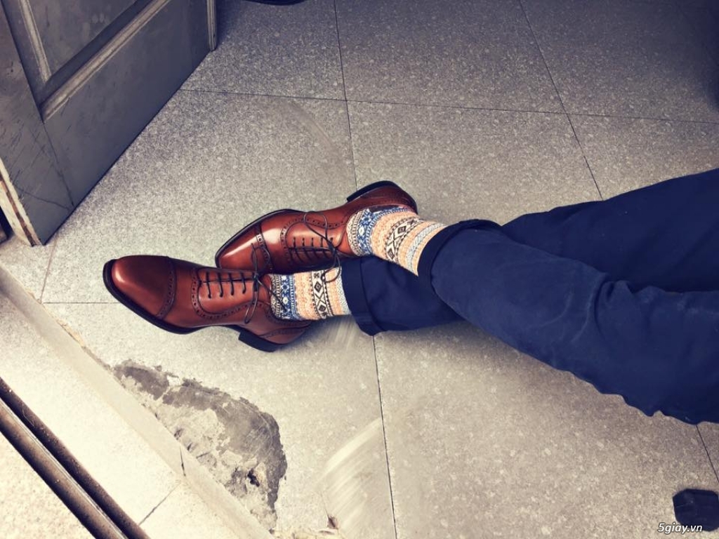 giày goodyear welt phong cáh italia, giày đế da cao cấp - 1