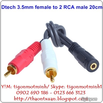 Jack chuyển 2.5, 3.5, 6.3 và dây cáp nối dài cho tai nghe, loa