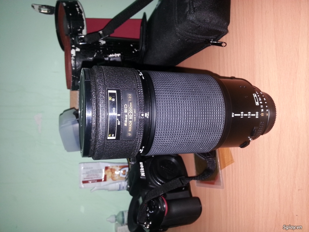 Cần Bán Nikon 80-200 ED F2.8 Đời 2 Zoom Đẩy - Kèm Hộp Đựng - Giá 7tr - 1