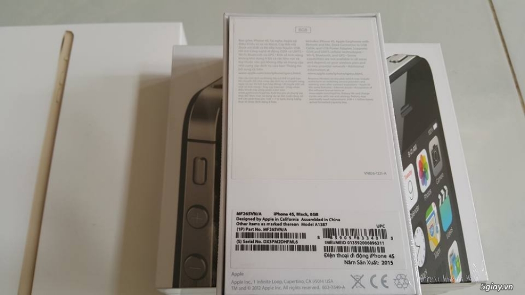 Iphone 4S 8Gb hàng chính hãng thegioididong mới 100% nguyên Seal BH chính hãng 1 năm - 2
