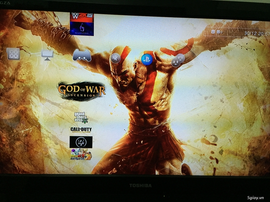 PS3 slim 320G full game digital 2 tay cầm - 1