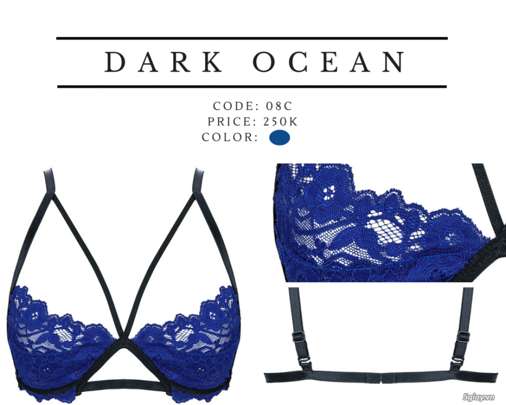 Áo lót ren ko gọng mút LACY only 135k (hàng thiết kế handmade, may theo số đo) - 30