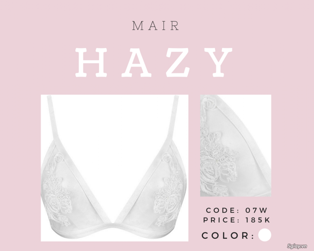 Áo lót ren ko gọng mút LACY only 135k (hàng thiết kế handmade, may theo số đo) - 31