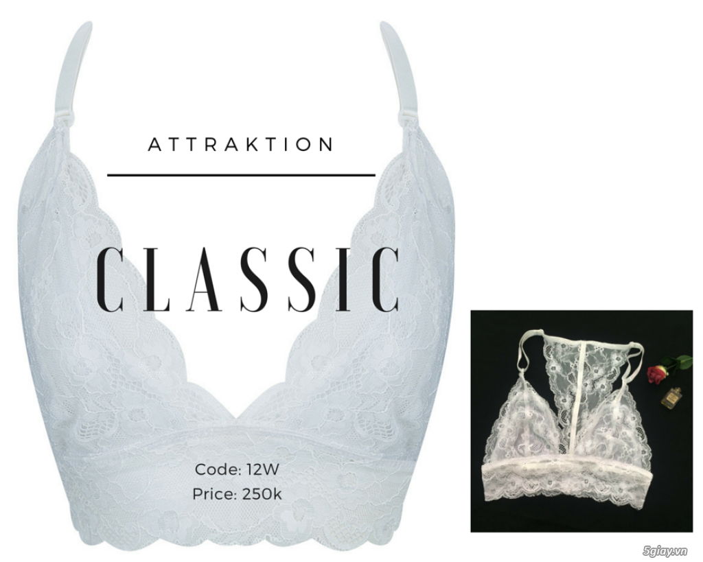 Áo lót ren ko gọng mút LACY only 135k (hàng thiết kế handmade, may theo số đo) - 34