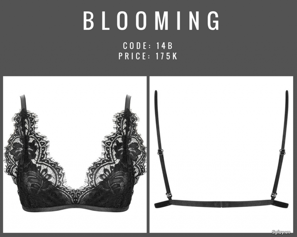 Áo lót ren ko gọng mút LACY only 135k (hàng thiết kế handmade, may theo số đo) - 36