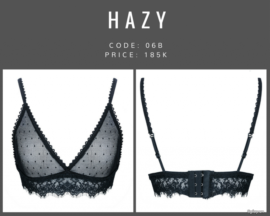 Áo lót ren ko gọng mút LACY only 135k (hàng thiết kế handmade, may theo số đo) - 28