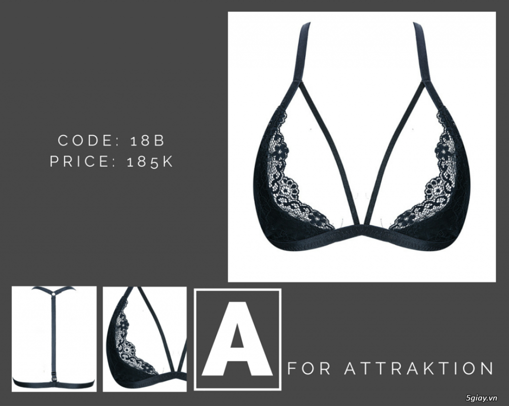 Áo lót ren ko gọng mút LACY only 135k (hàng thiết kế handmade, may theo số đo) - 35