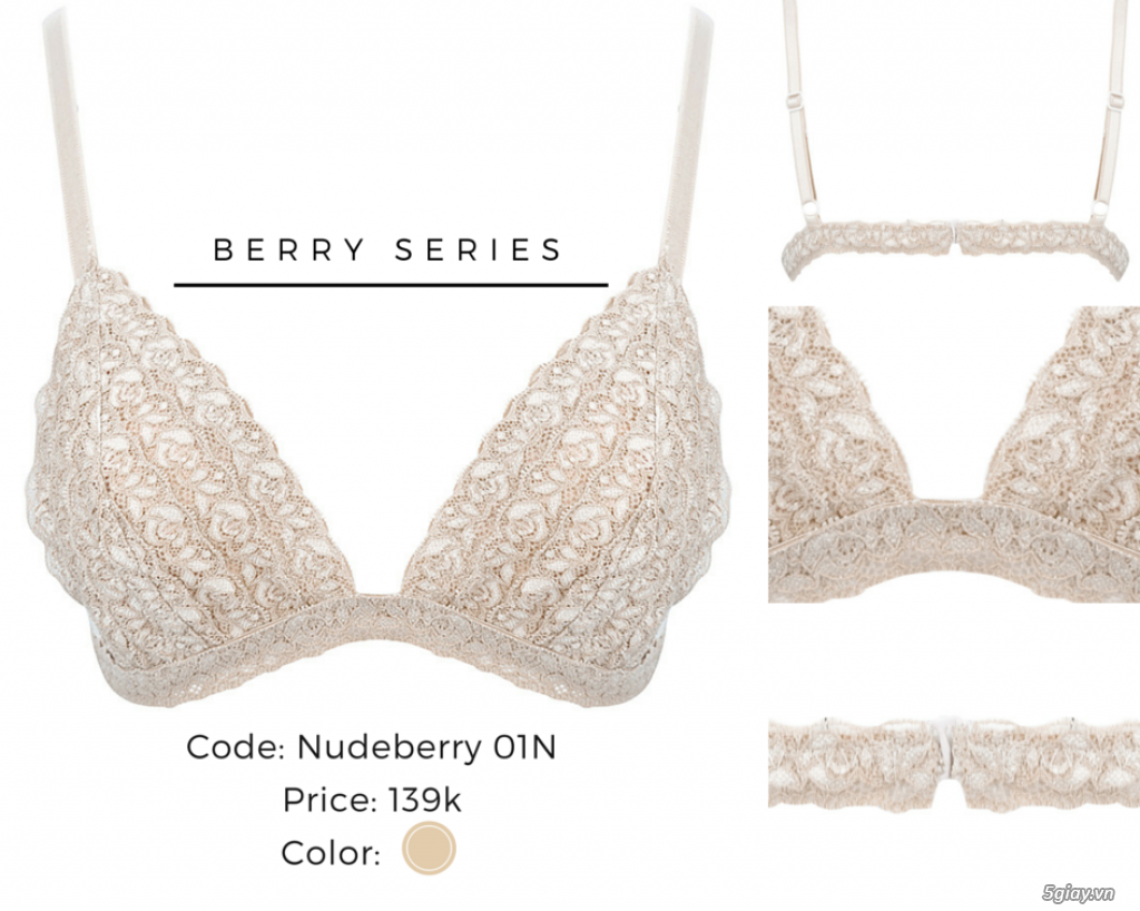 Áo lót ren ko gọng mút LACY only 135k (hàng thiết kế handmade, may theo số đo) - 13