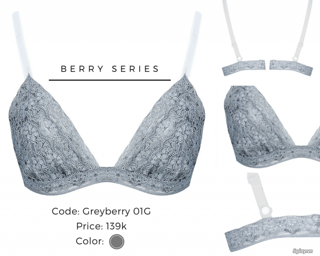 Áo lót ren ko gọng mút LACY only 135k (hàng thiết kế handmade, may theo số đo) - 12