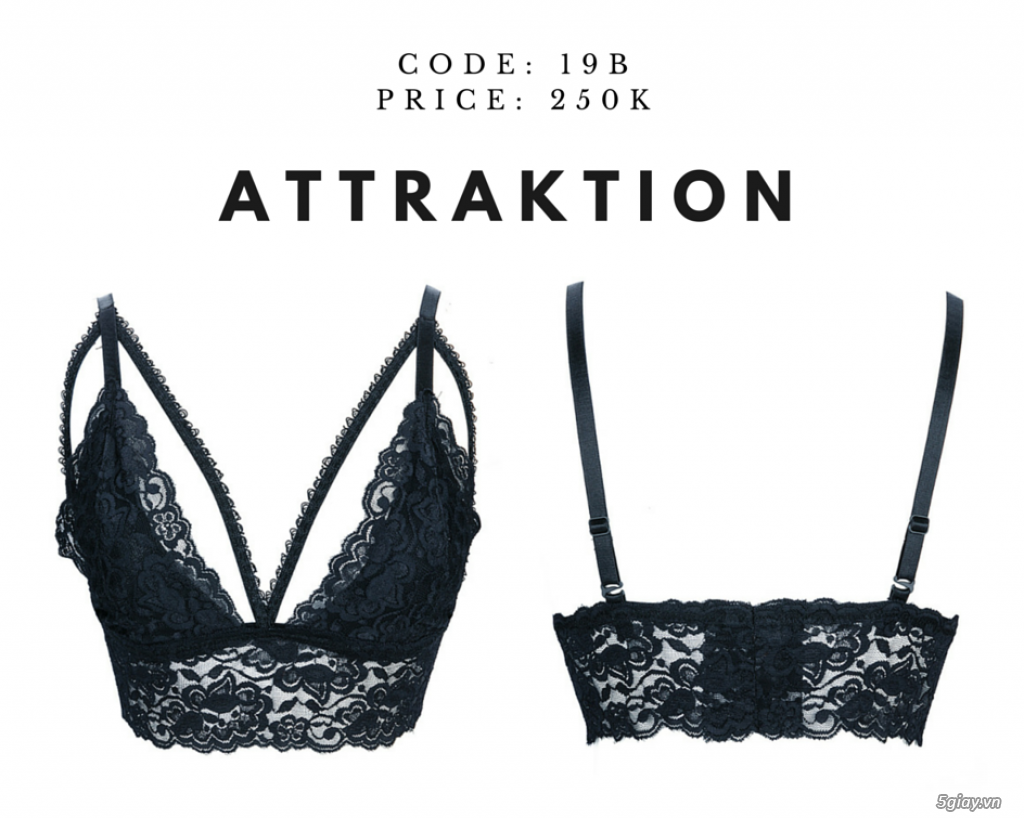 Áo lót ren ko gọng mút LACY only 135k (hàng thiết kế handmade, may theo số đo) - 37