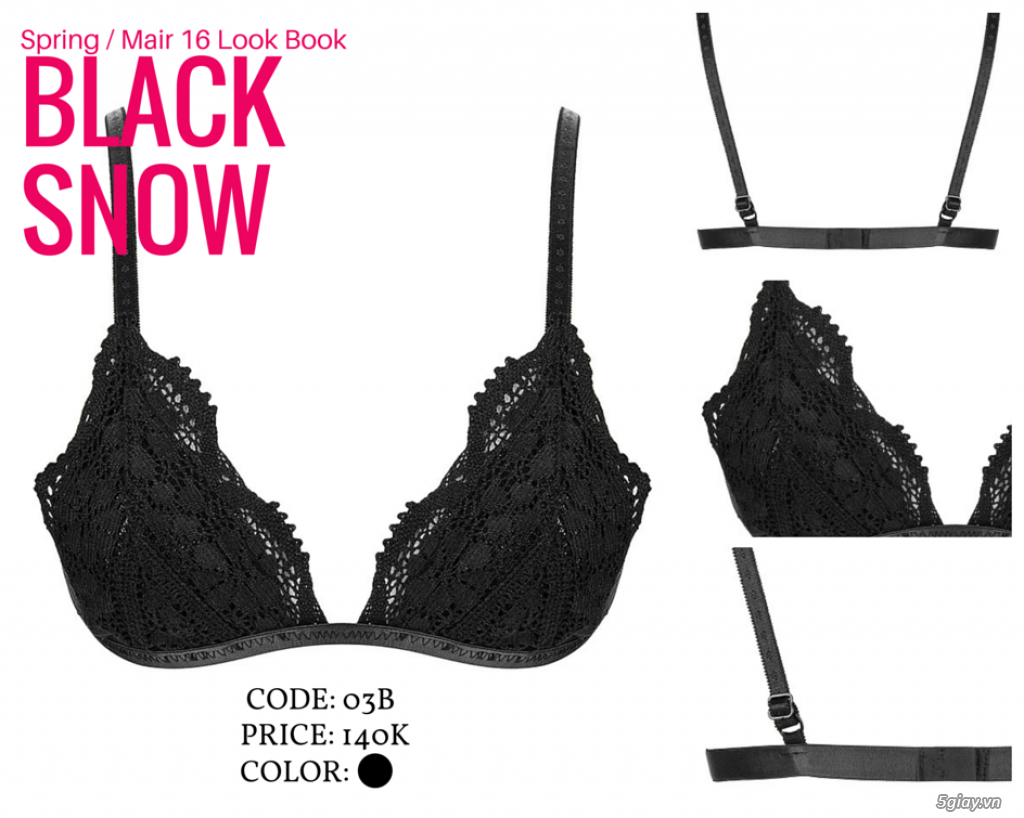 Áo lót ren ko gọng mút LACY only 135k (hàng thiết kế handmade, may theo số đo) - 15