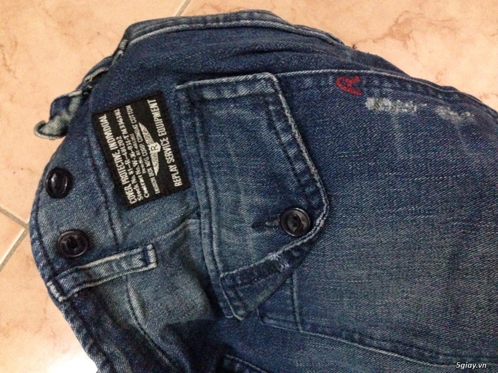 Thanh lý quần jeans Replay Service size 30 new 98% - 3
