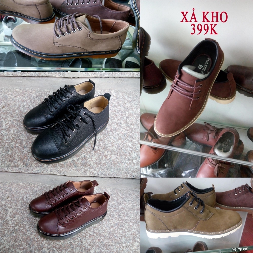 Giày nam giảm sốc 699k nay chỉ còn 399k