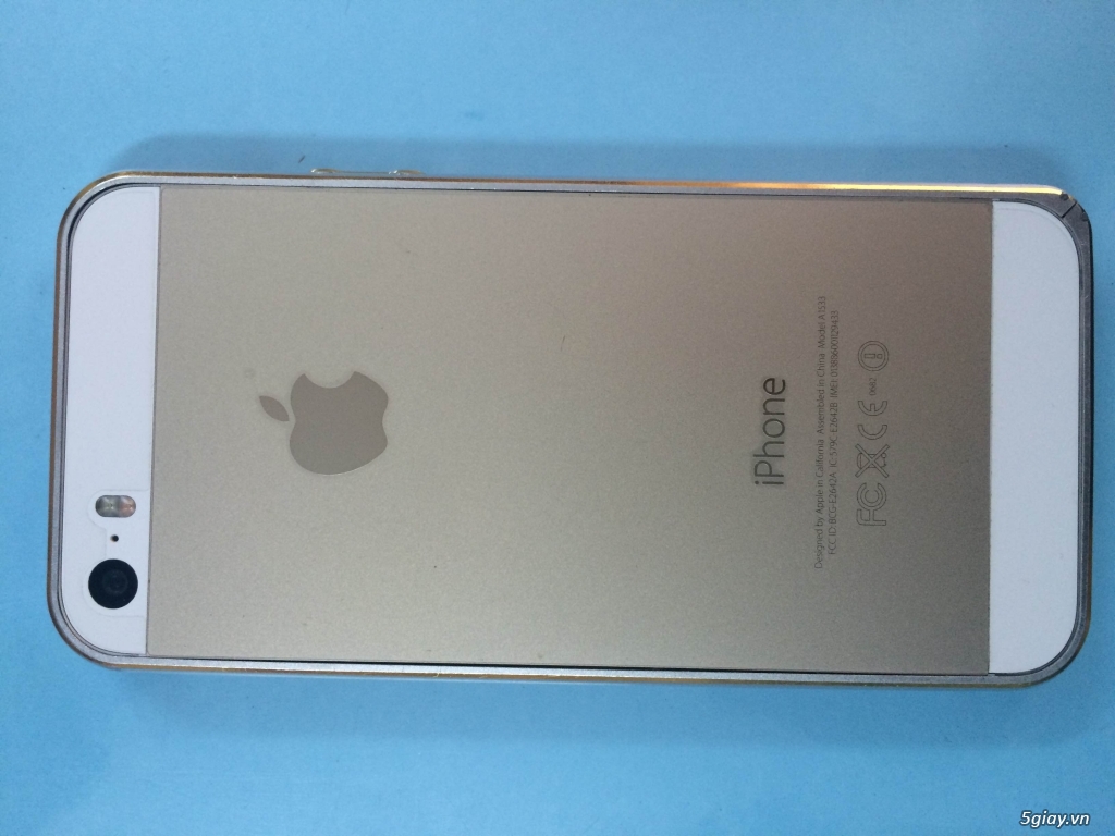 Cần bán Iphone 5S Gold Quốc Tế 64G like new 98% - 1
