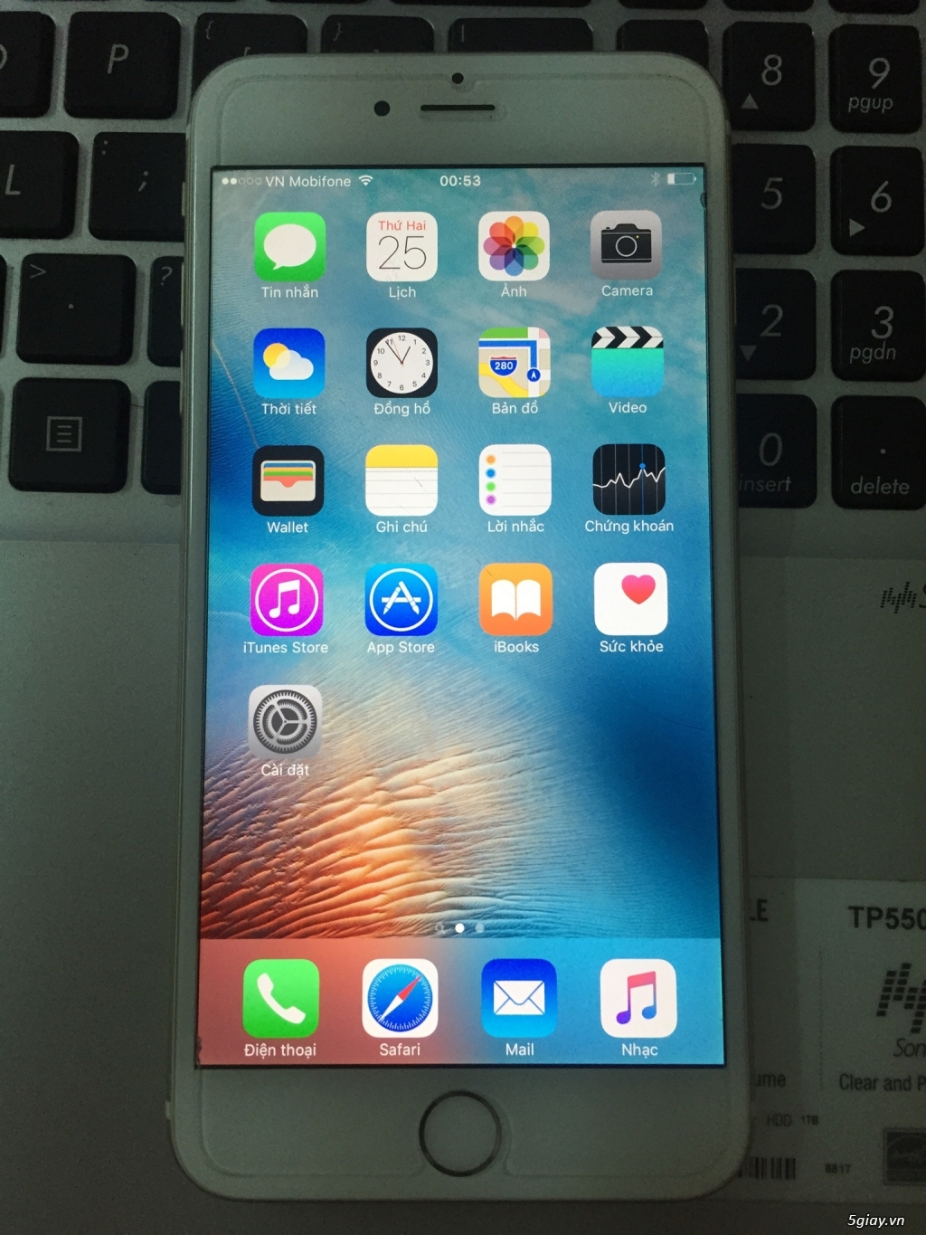 Iphone 6plus 64gb gold 99 13,300,000 5giay