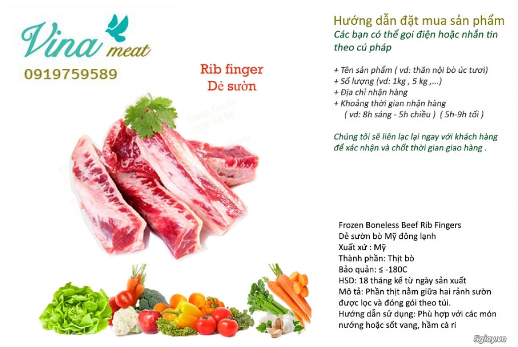 Vinameat.com  Hà Nội :bán thịt bò Mỹ , Úc nhập , lợn , gà sạch - 3