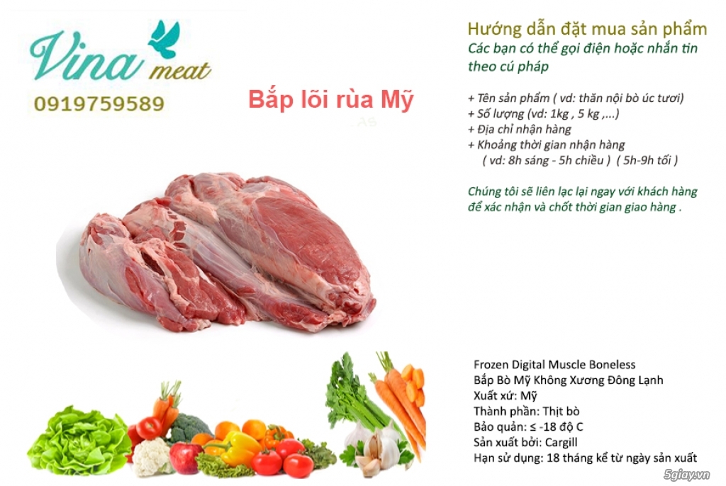 Vinameat.com  Hà Nội :bán thịt bò Mỹ , Úc nhập , lợn , gà sạch - 4
