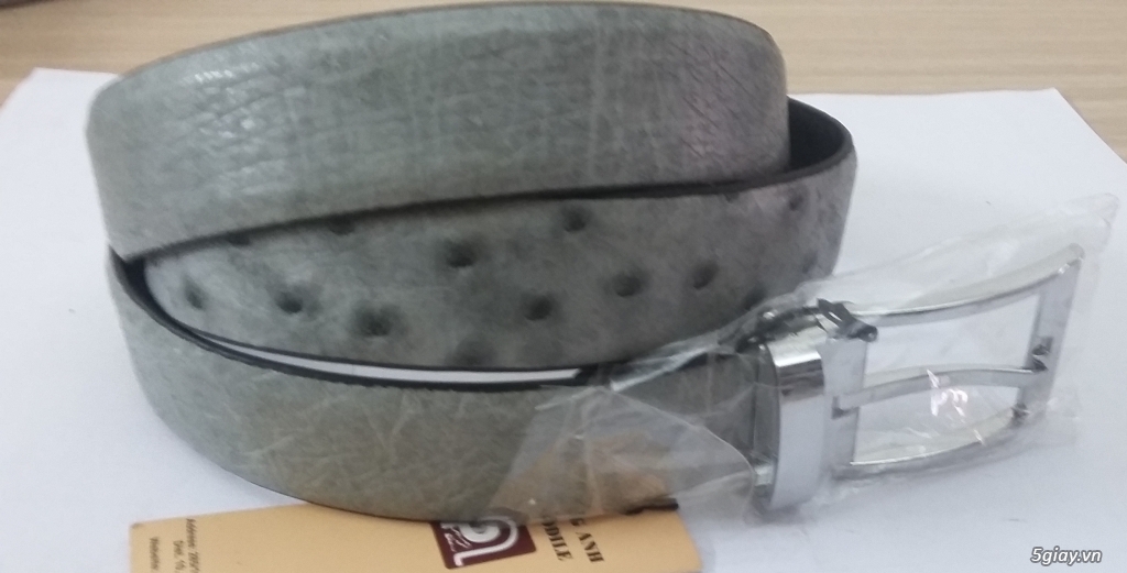 Thanh lý giảm 50%: Ví nam - nữ, dây nịch, nón,... chất liệu da đà điểu, da cừu, da trăn, da cá sấu - 9