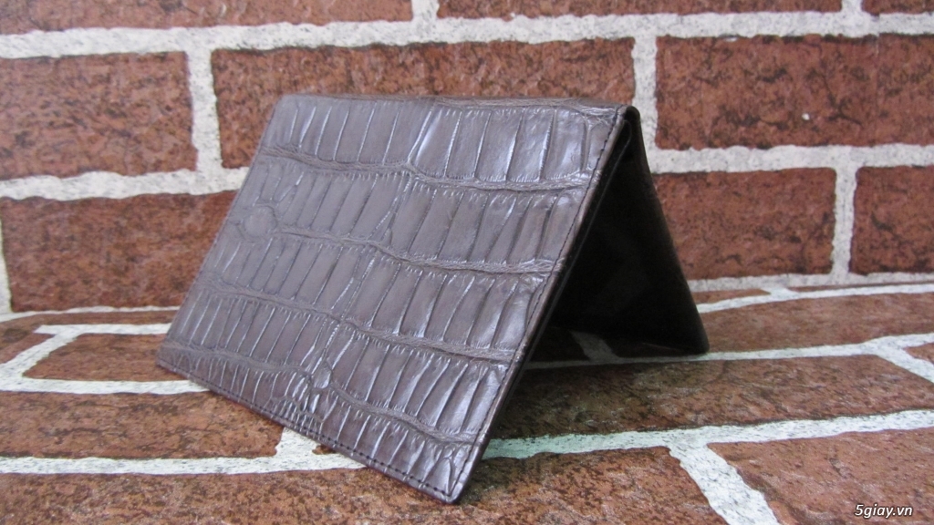 Thanh lý giảm 50%: Ví nam - nữ, dây nịch, nón,... chất liệu da đà điểu, da cừu, da trăn, da cá sấu - 1