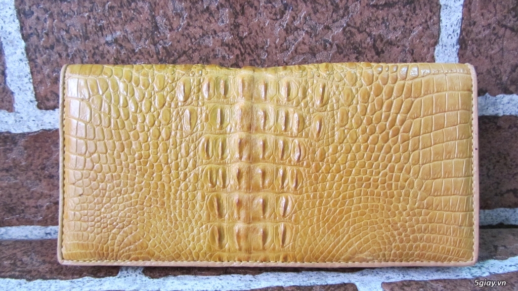 Thanh lý giảm 50%: Ví nam - nữ, dây nịch, nón,... chất liệu da đà điểu, da cừu, da trăn, da cá sấu - 4