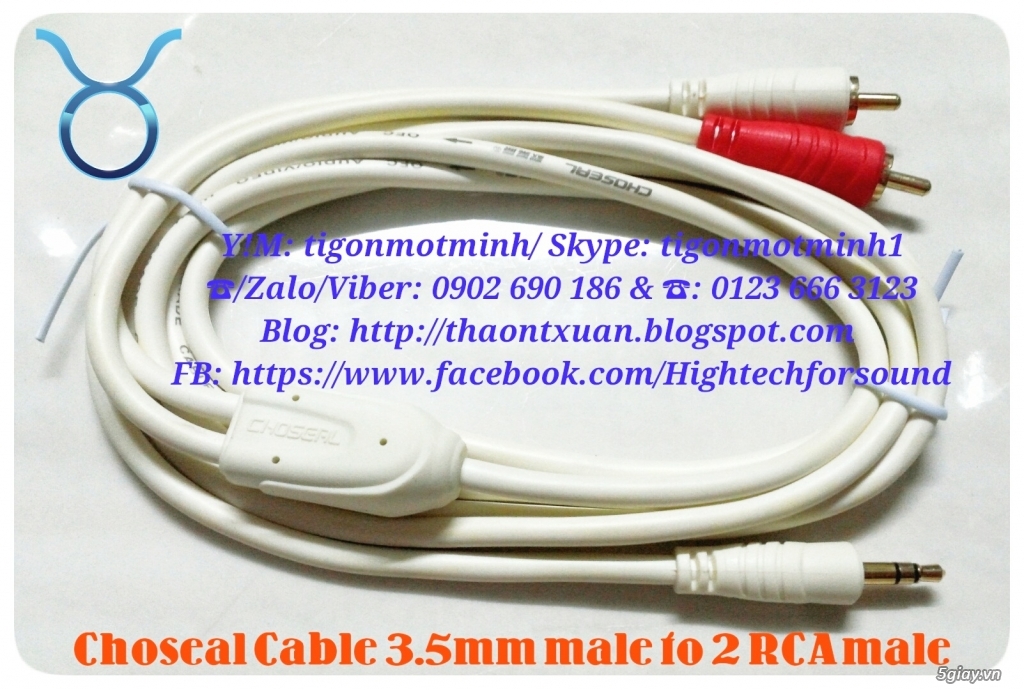 Jack chuyển 2.5, 3.5, 6.3 và dây cáp nối dài cho tai nghe, loa