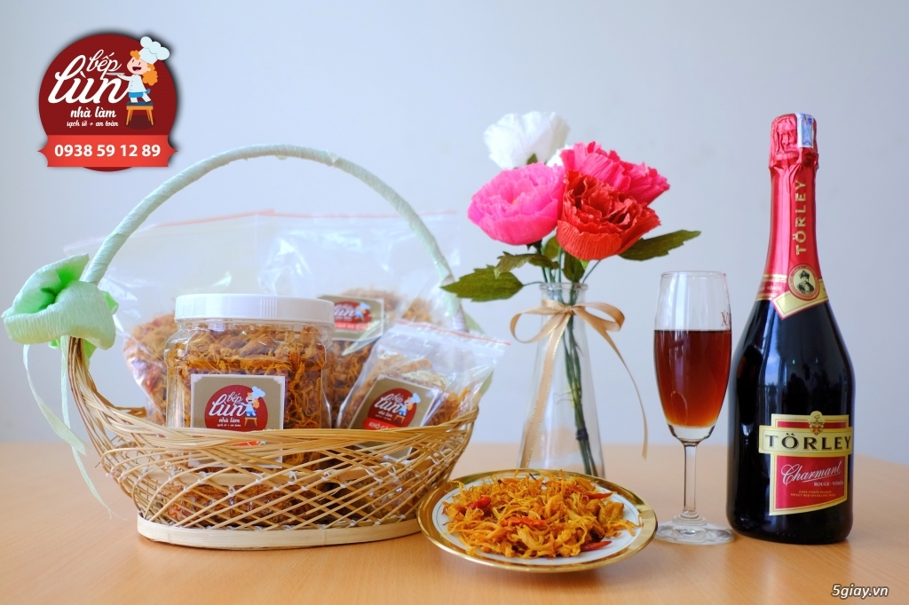 [TPHCM] - Khô gà xé cay - Nhà làm, sạch sẽ, an toàn - 2