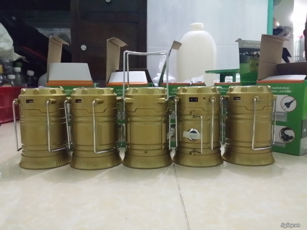 Đèn bão LED, đèn pin, sạc điện thoại 3in1 - 1