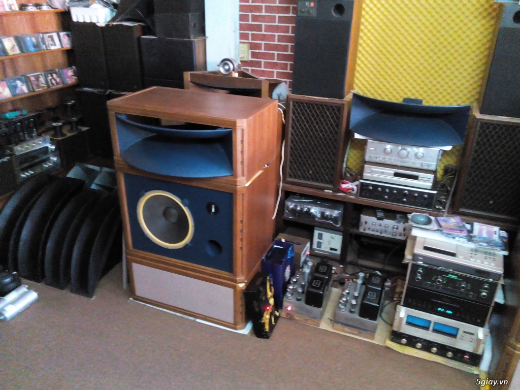 Họng kèn Altec-JBL , củ loa, vỏ thùng loa, Phân tần...