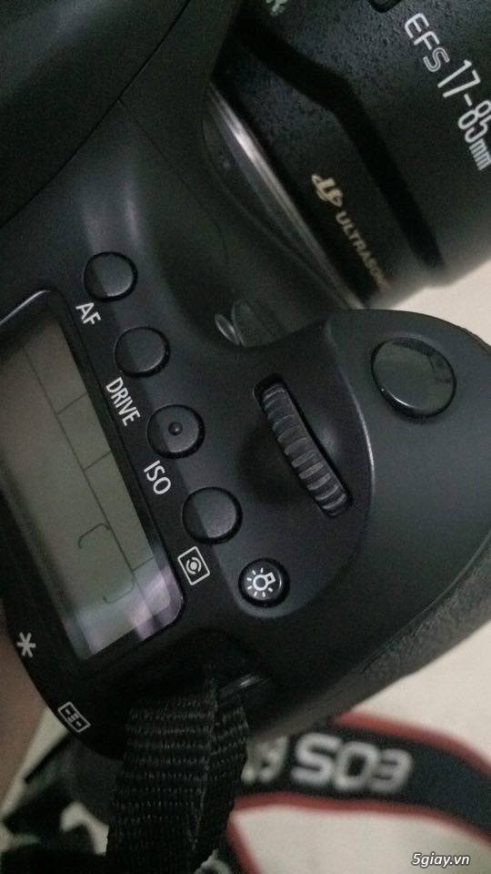 Bán Canon 60D ngoại hình cực đẹp và lens Canon 17-85 USM