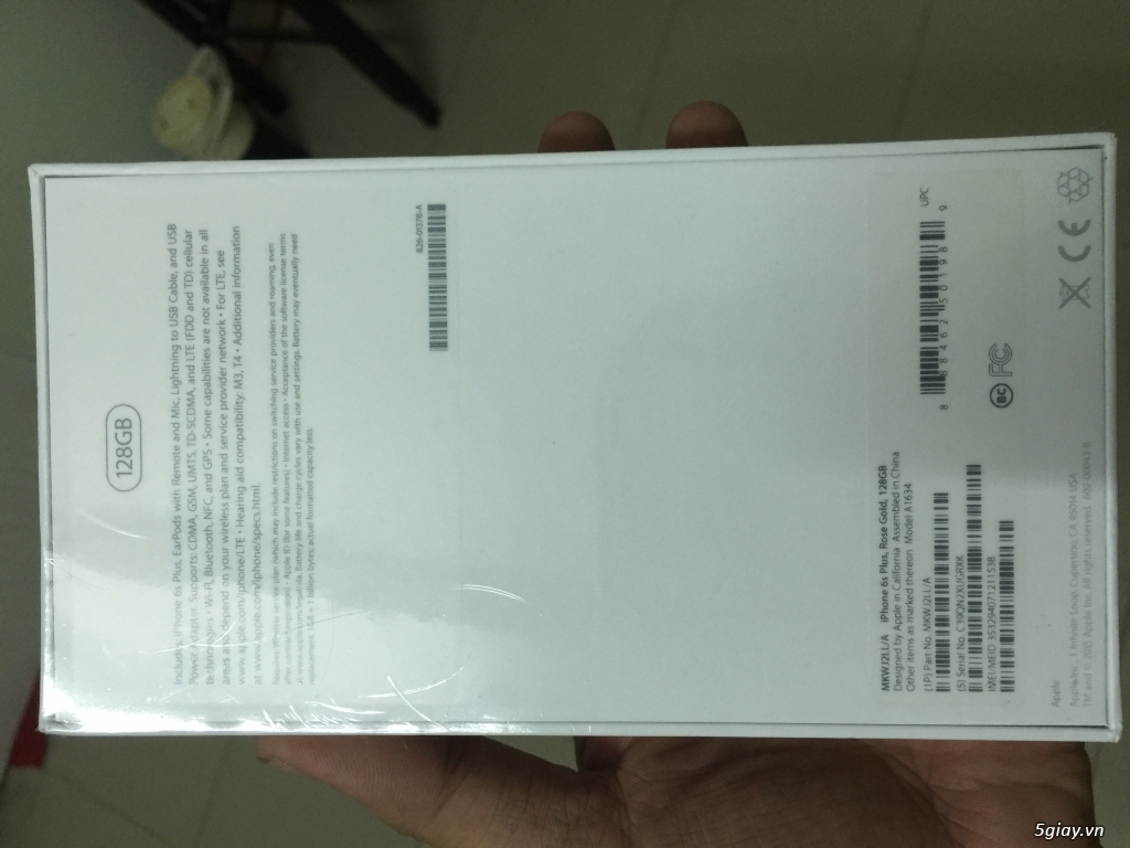 iphone 6s plus 128gb rosegold LL/A new 100%
