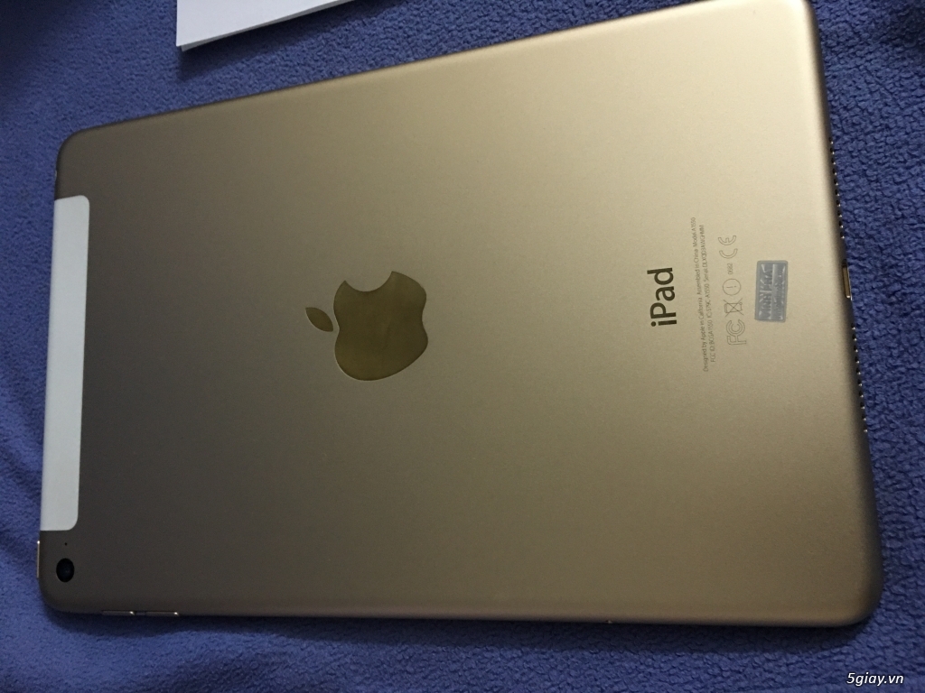 iPad Mini 4 Gold 64GB 4G LTE - 1