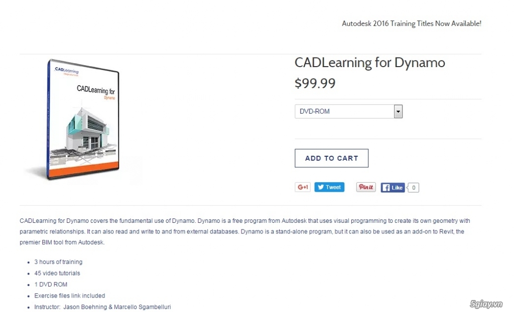 Giáo trình học CadLearning từ Autodesk