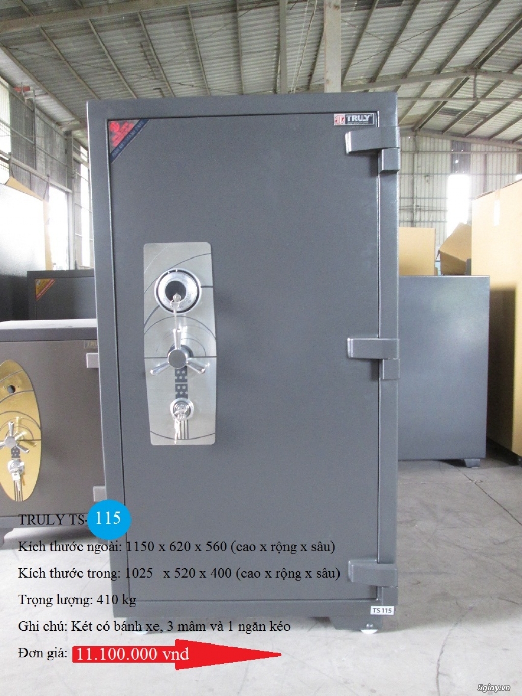Két sắt chống cháy Truly an toàn và bao mật tuyệt đối - 7