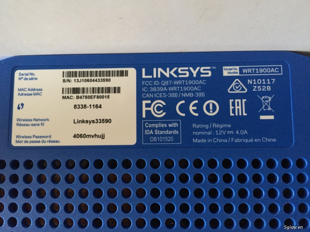 Bán router Linksys WRT1900AC - 5
