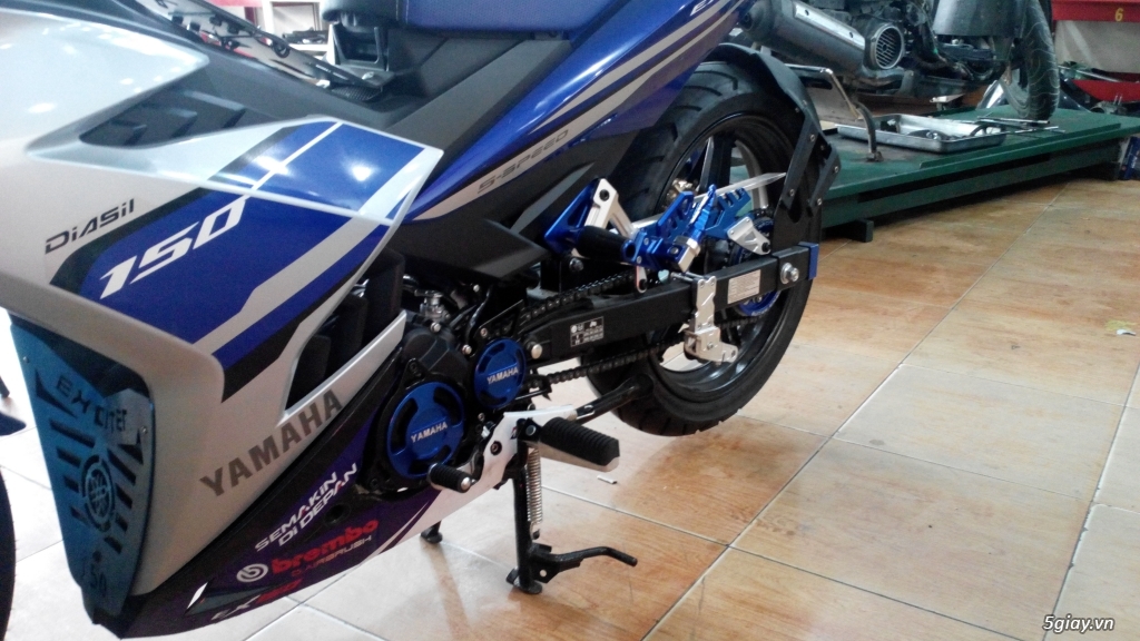 Xe Yamaha Exciter 150cc 2016 màu xanh GP ( Xe demo) giá tốt. !!!!! - 2