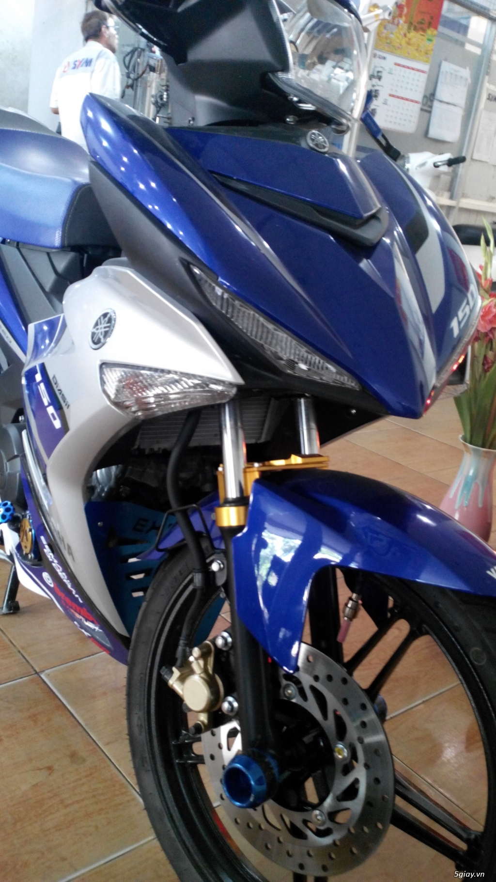 Xe Yamaha Exciter 150cc 2016 màu xanh GP ( Xe demo) giá tốt. !!!!! - 3