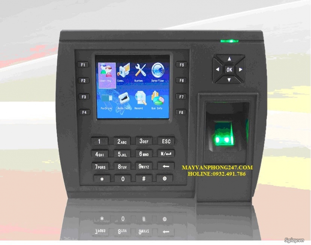 Máy chấm công vân tay+thẻ cảm ứng+kiểm soát cửa dành cho Công Ty,Xí Nghiệp - 5