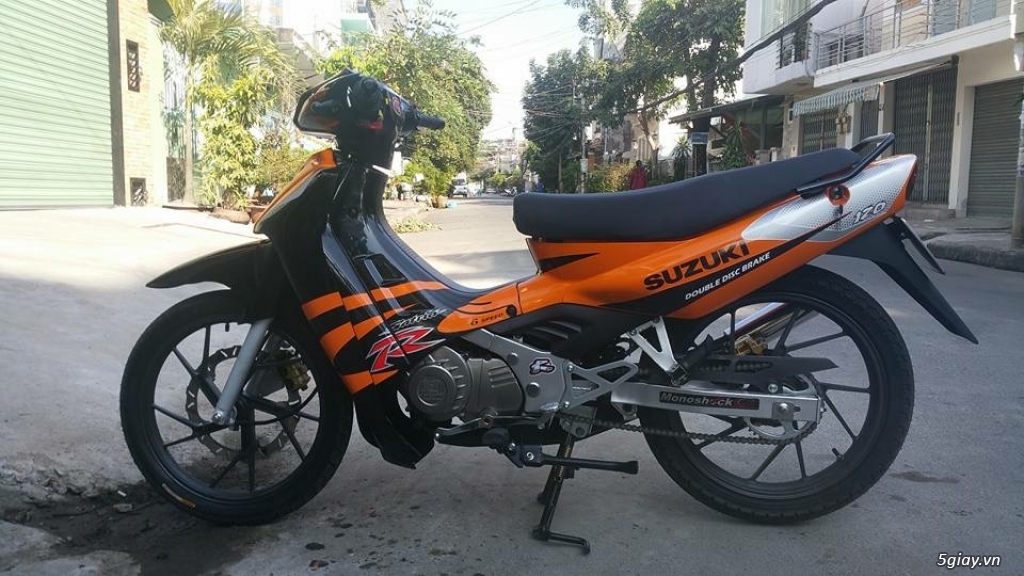 Bán xipo 120 2000 lên satria cam đen giá sinh viên - 1