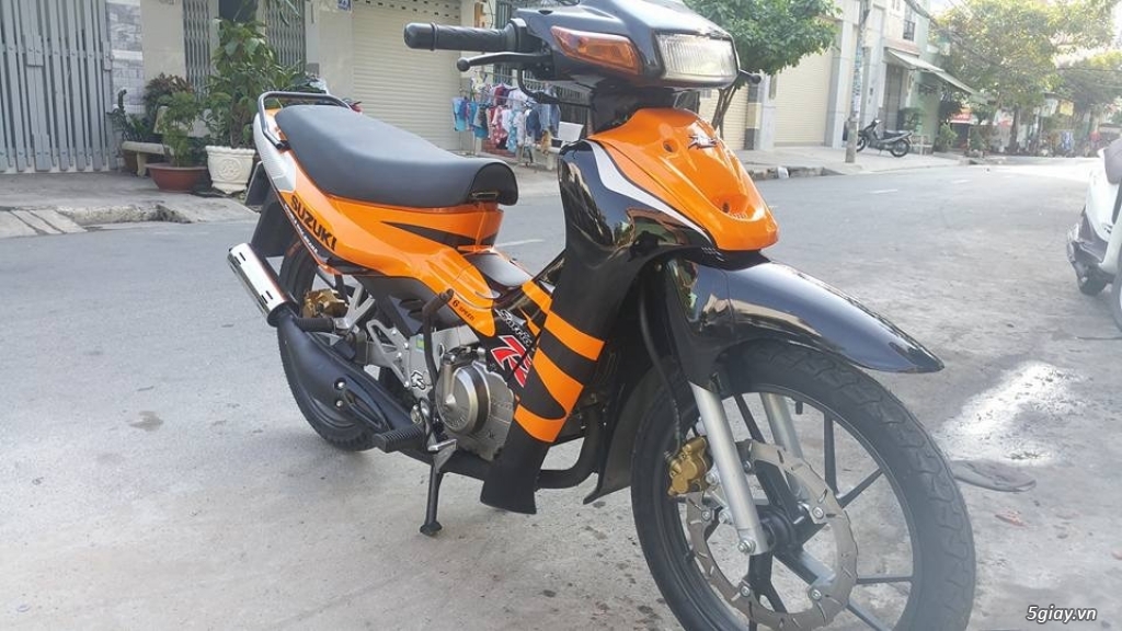 Bán xipo 120 2000 lên satria cam đen giá sinh viên - 3