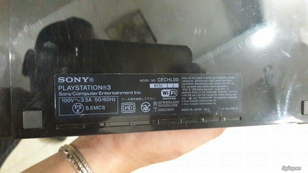 máy PS3 Fat 80GB chưa hack mới 99% mua bên Nhật - 2