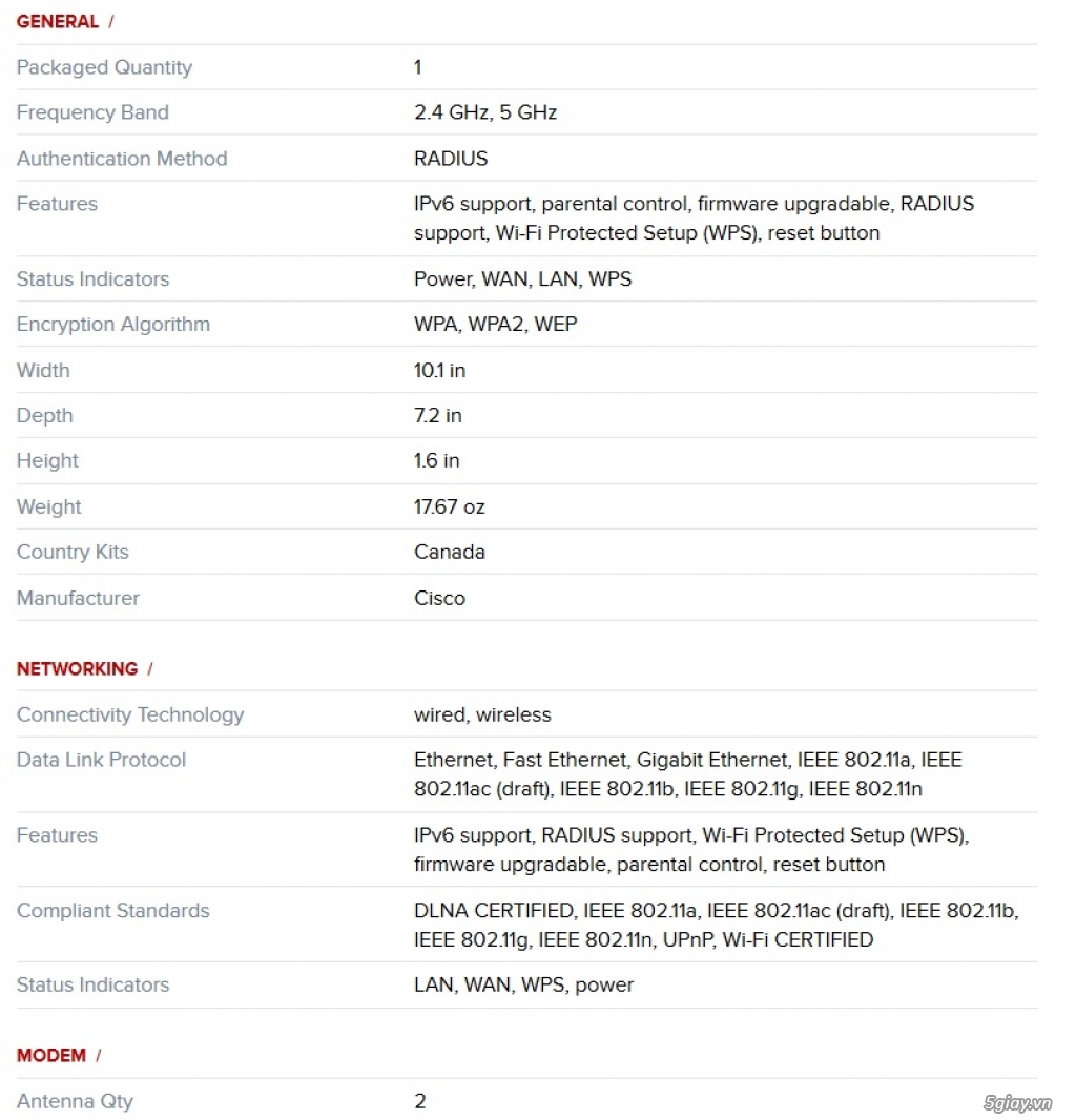 Dư dùng bán router wifi Linksys EA6350 chính hãng mới mua tháng 1/2016