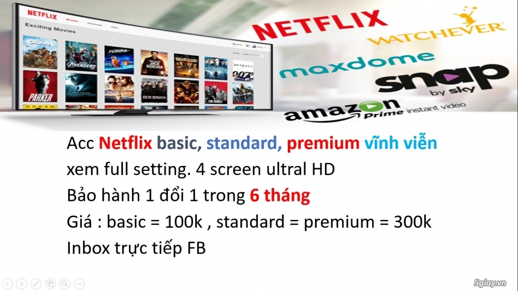 Acc netflix bình dân