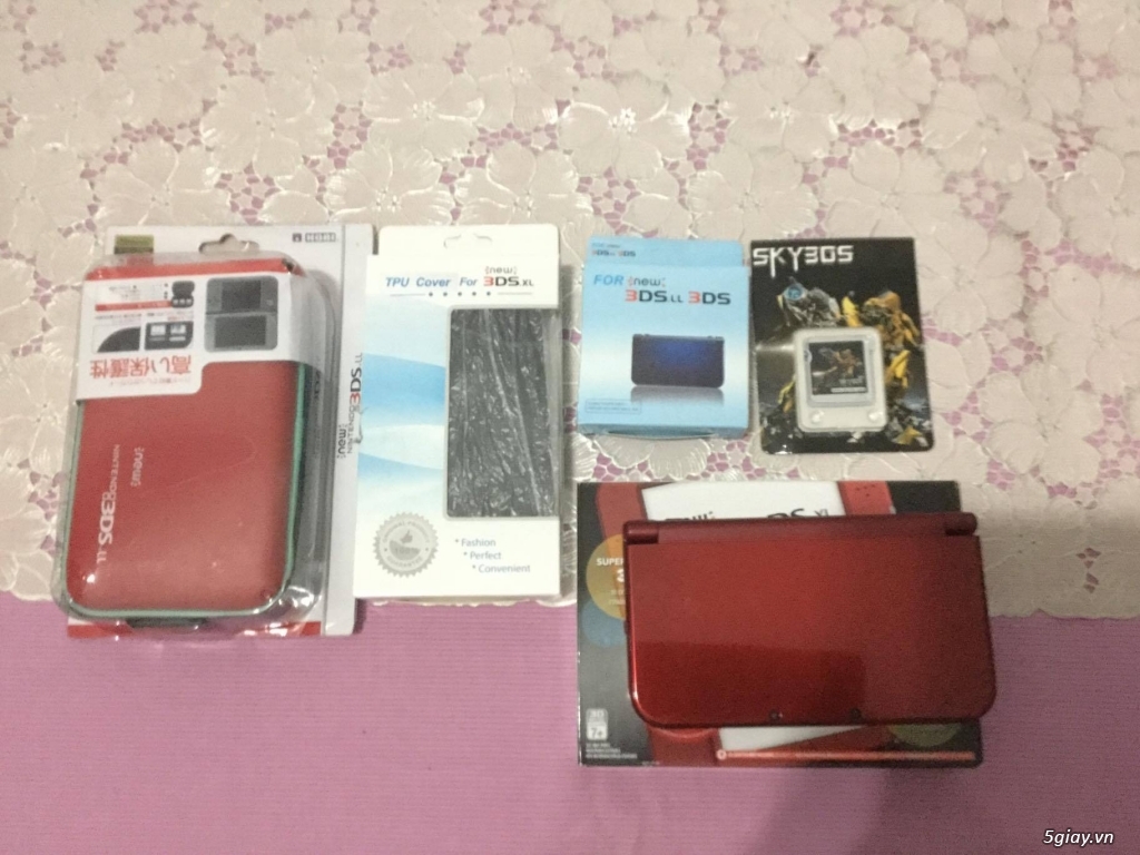[Quận 9] Máy New 3DS XL+Sky3DS+Phụ Kiện= 5tr2