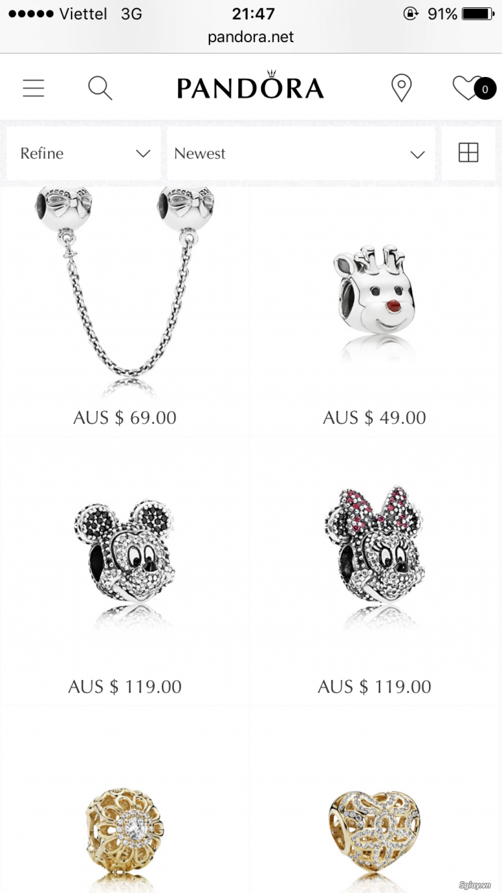 ORDER PANDORA ÚC GIÁ RẺ NHẤT ❤️ - 6