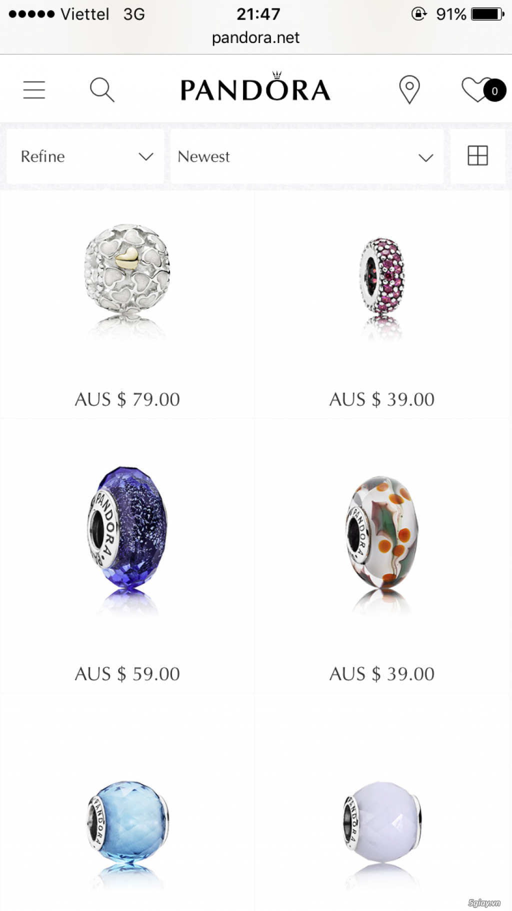 ORDER PANDORA ÚC GIÁ RẺ NHẤT ❤️ - 1