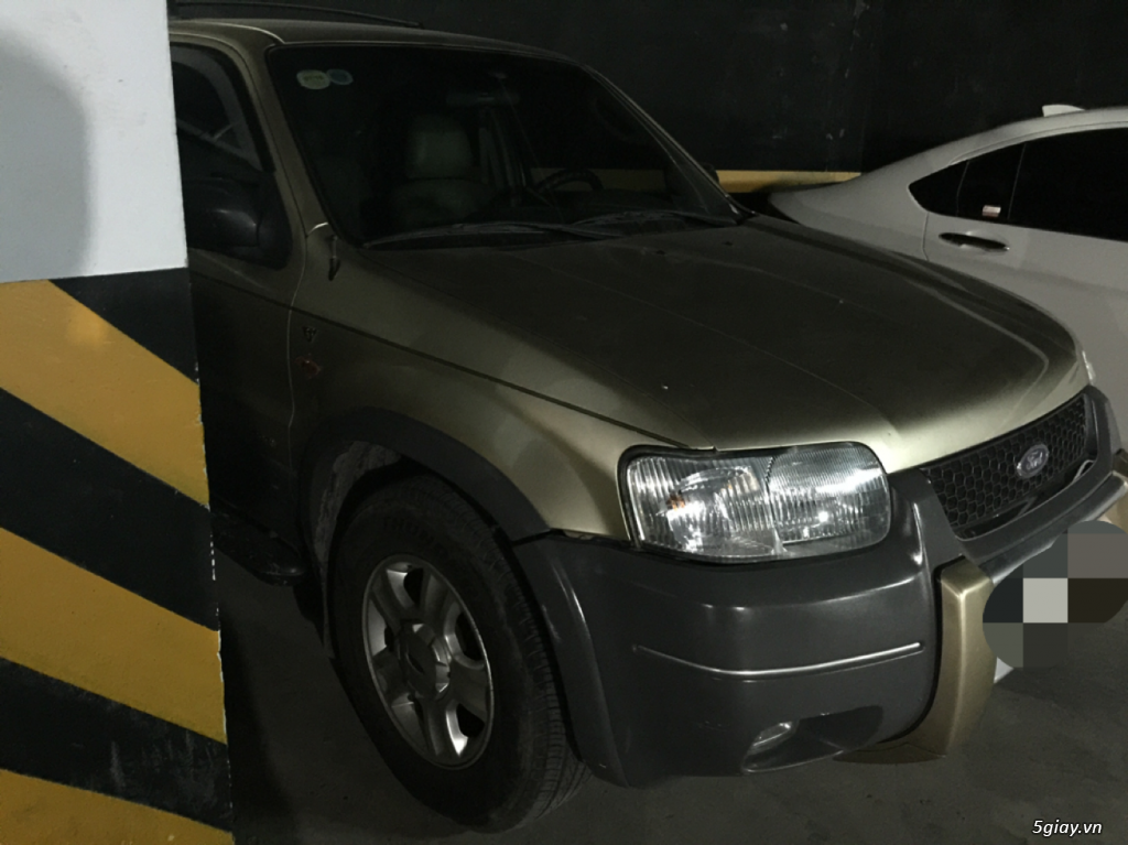 Bán Ford Escape 3.0 đời 2002 màu vàng máy xăng 1 đời chủ - 3