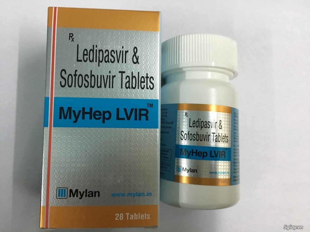 Bán buôn các thuốc mới điều trị Viêm gan C: Hepcinat Lp, Ledifos, Myhep, Hepcinat....