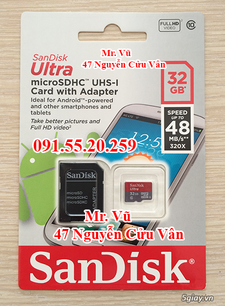 Thẻ Nhớ Chính Hãng SDHC/CF/Sony Duo/MicroSDHC...Trancend/Kingston/Sandisk EXTREME PRO - 5